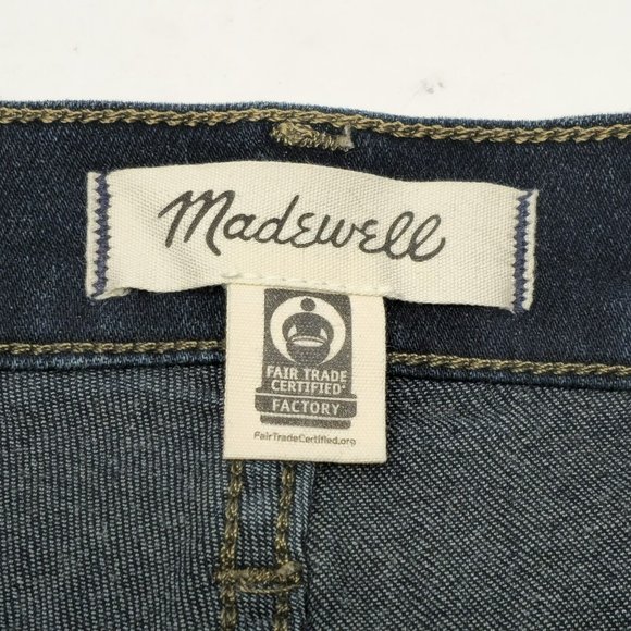 Madewell Roadtripper Stovepipe Jeans Women's Size 27 Petite Blue Stretch Denim - Picture 6 of 13